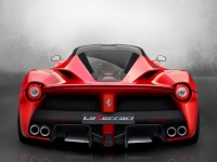 Picture of the back of a Ferrari