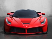 Picture of the front of a Ferrari